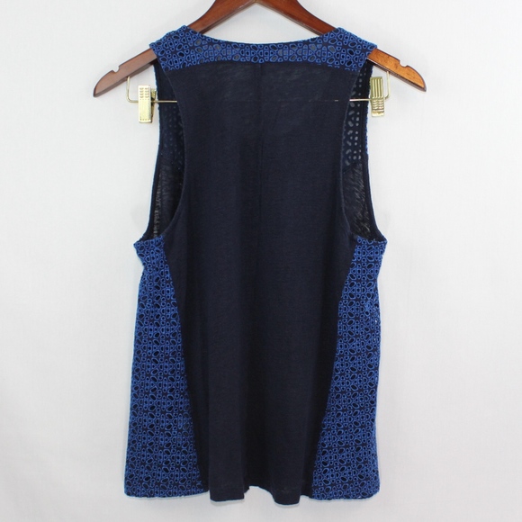 J. Crew Linen Tank Top, sz: L - Picture 8 of 8